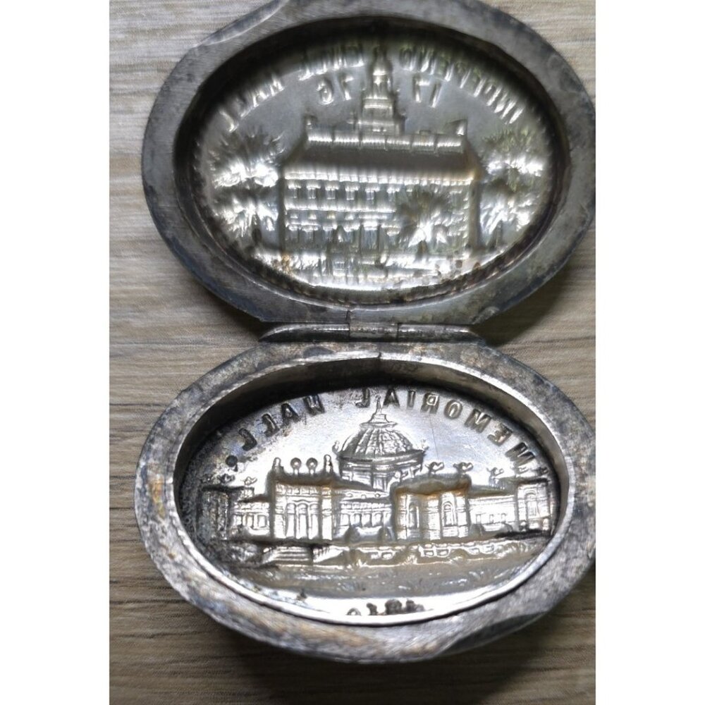 1776-1876 1st World's Fair 250 year America anniversary Centennial Locket - Picture 13 of 16